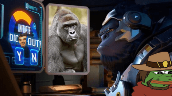 winston harambe meme