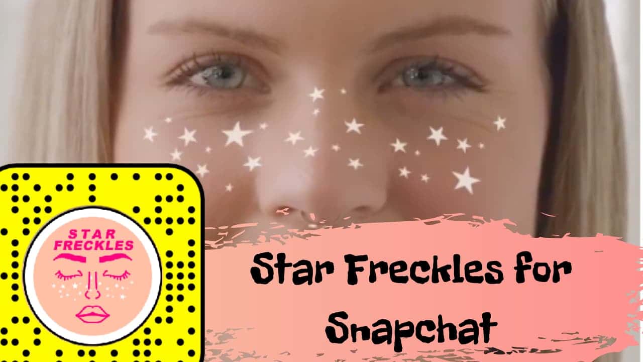Snapchat star freckles