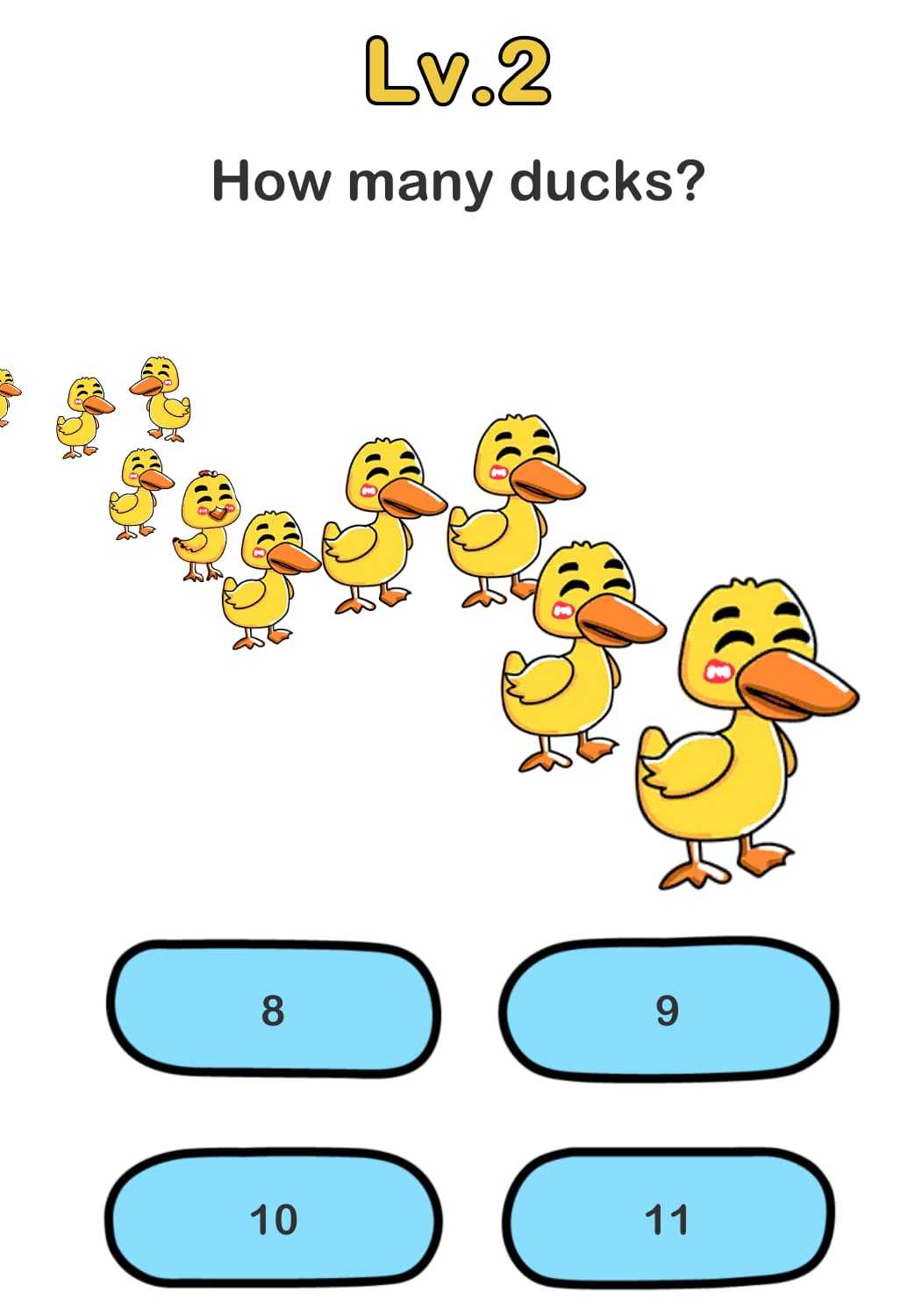 brain out how many ducks solution