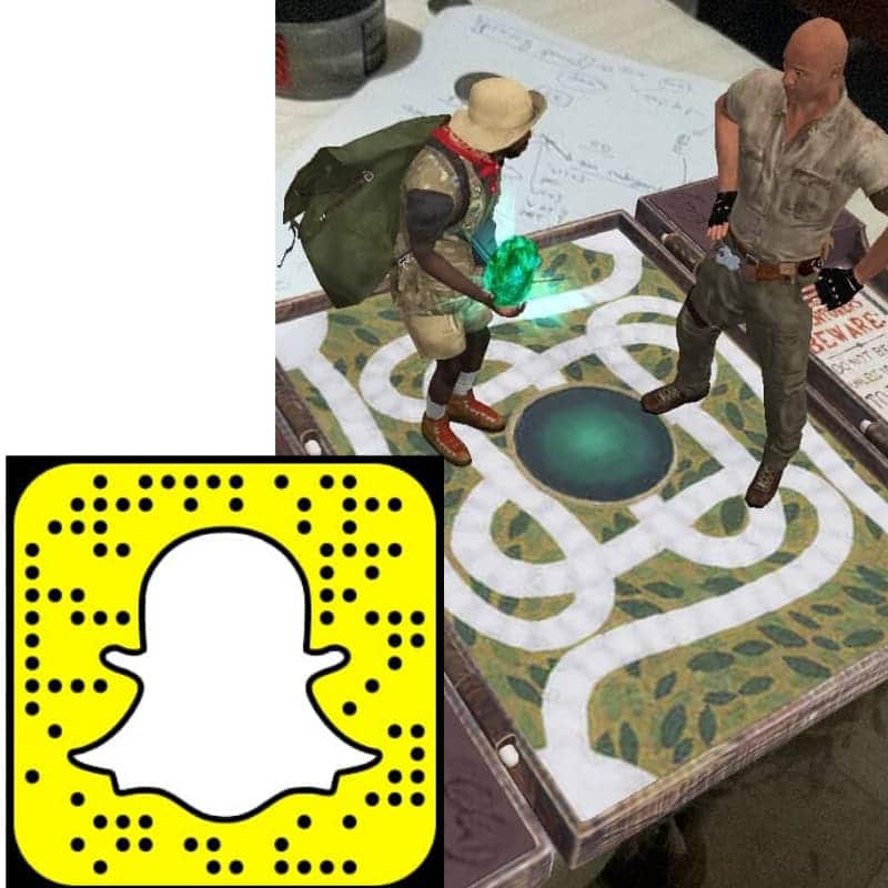 Jumanji Snapchat Filter