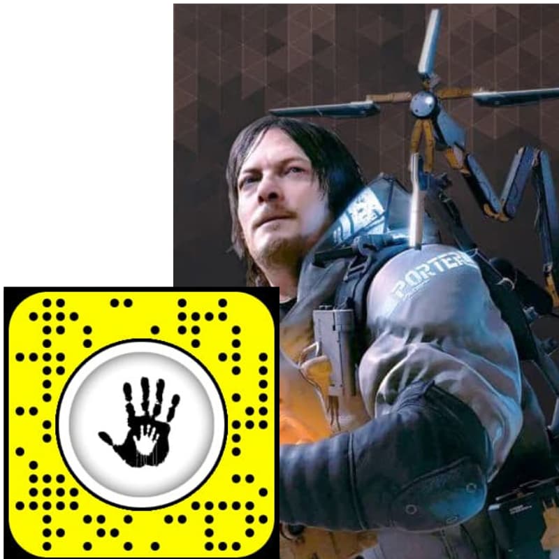 death stranding snapchat filter