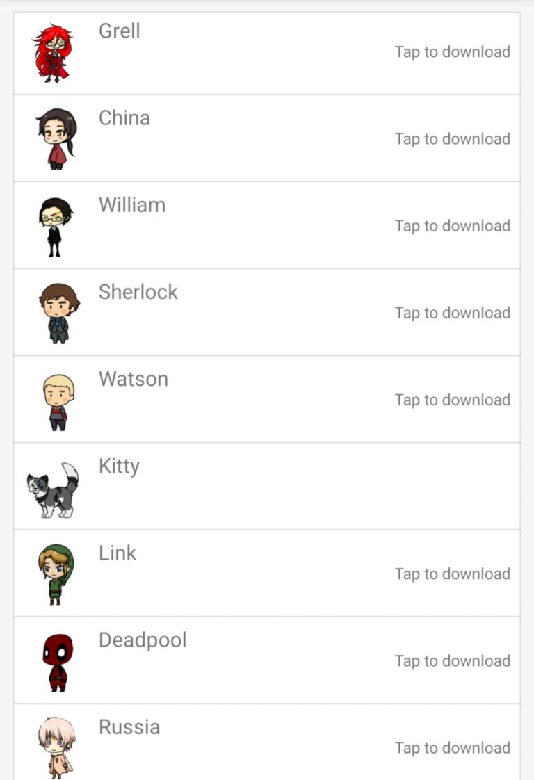 Shimeji App, Anime Characters on Mobile Ava's