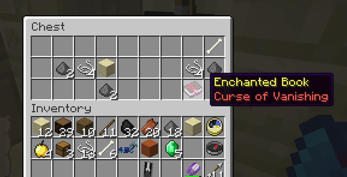 Curse of Vanishing best bow enchantments minecraft