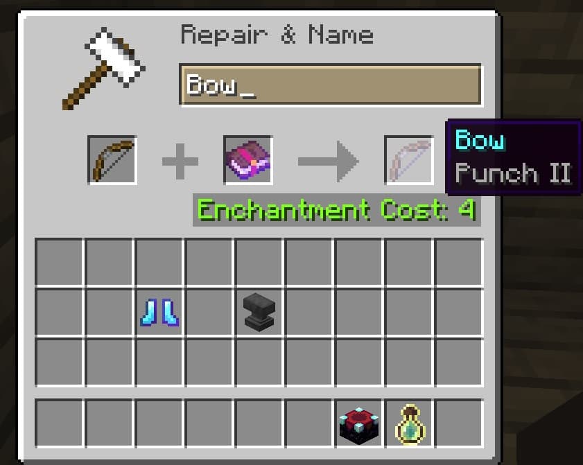 Minecraft punch perk