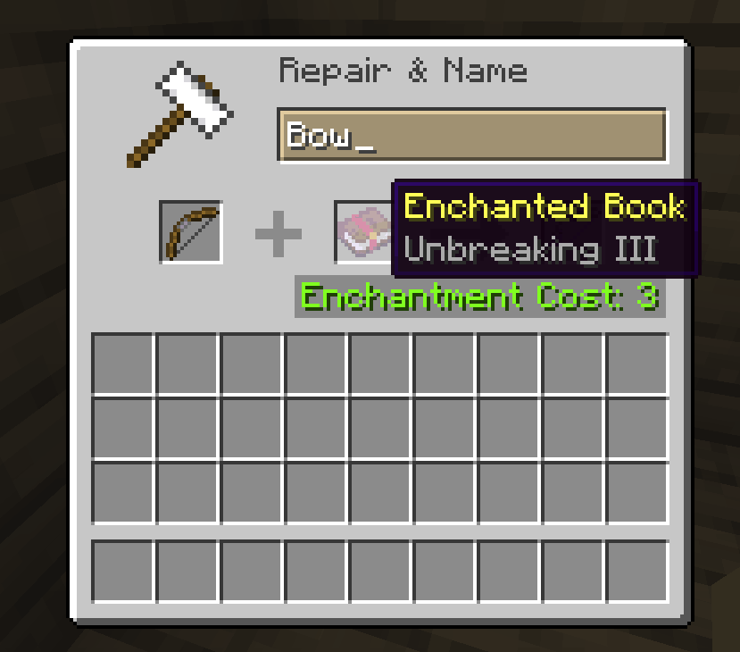 Unbreaking Crossbow Enchantments Minecraft