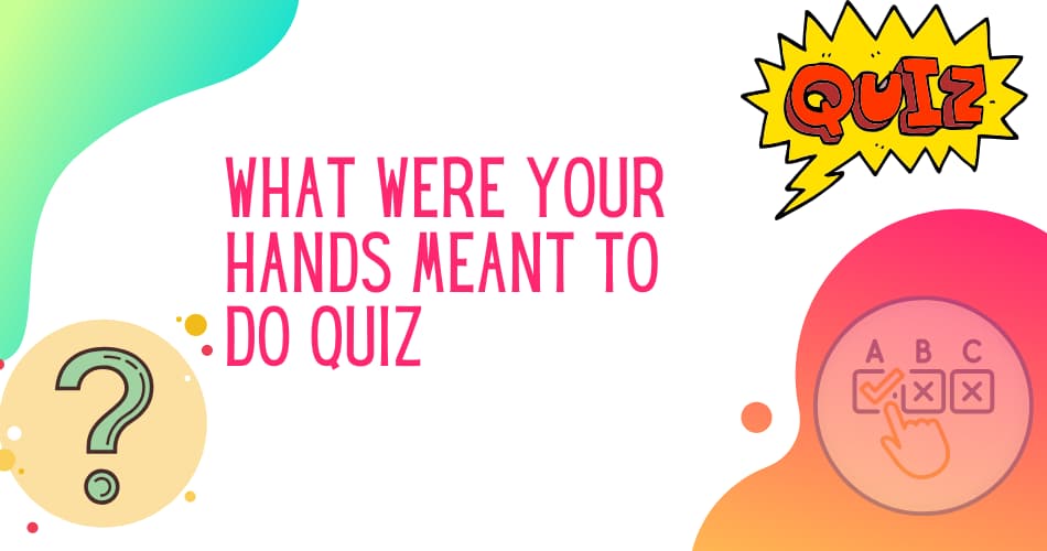 What were your hands meant to do quiz