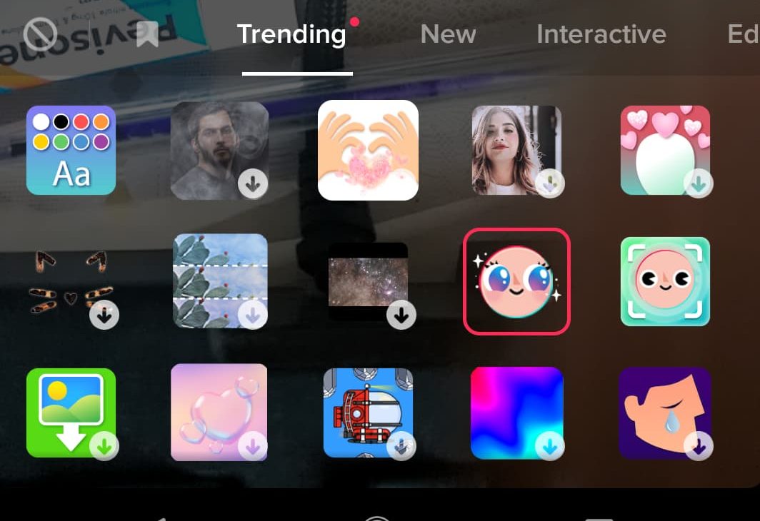 Tik tok filters