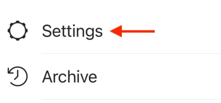 Settings-in-Instagram