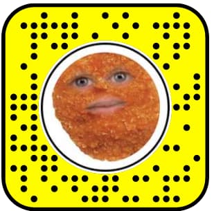 snapchat thanksgiving filter You Chicken Nugget