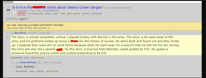 Selena Vargas Story